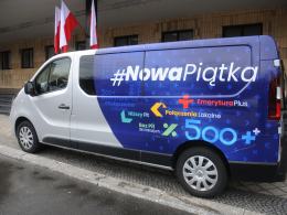 Specjalny bus odwiedzi powiaty Opolszczyzny by przedstawiać program Kaczyńskiego