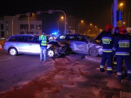 Wypadek na skrzyżowaniu Ozimskiej z Horoszkiewicza