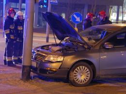 Wypadek na skrzyżowaniu Ozimskiej z Horoszkiewicza
