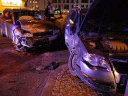 Wypadek na skrzyżowaniu Ozimskiej z Horoszkiewicza