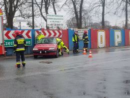 Wypadek na skrzyżowaniu 1 Maja i Rejtana