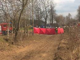 Śmiertelny wypadek pod Olesnem. Kierowca pijany