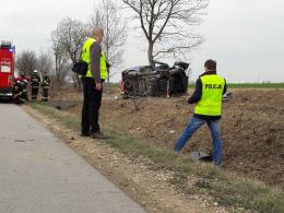 Śmiertelny wypadek pod Olesnem. Kierowca pijany
