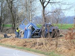 Śmiertelny wypadek pod Olesnem. Kierowca pijany