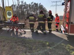 Śmiertelny wypadek na drodze gminnej prowadzącej do Suchego Boru