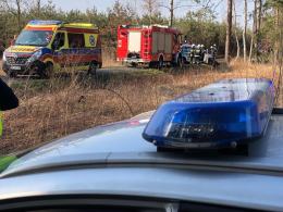 Śmiertelny wypadek na drodze gminnej prowadzącej do Suchego Boru