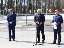 Największe rondo w gminie Olesno oficjalnie otwarte 