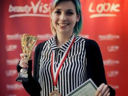 Katarzyna Pawłowska, fryzjerka z Opola na podium Mistrzostw Polski