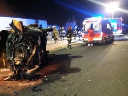 Dwie osoby ranne po wypadku w Dąbrówce Górnej