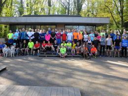 Biegacze również przygotowują się do świąt, podczas Parkrun