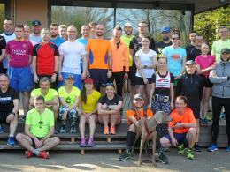 Biegacze również przygotowują się do świąt, podczas Parkrun