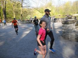 Biegacze również przygotowują się do świąt, podczas Parkrun