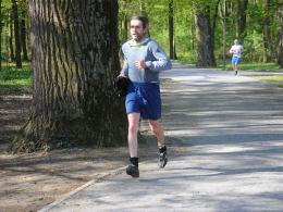 Biegacze również przygotowują się do świąt, podczas Parkrun