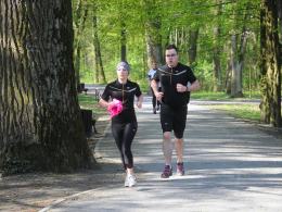 Biegacze również przygotowują się do świąt, podczas Parkrun