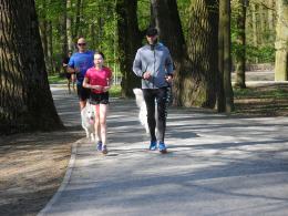Biegacze również przygotowują się do świąt, podczas Parkrun