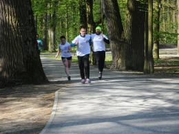 Biegacze również przygotowują się do świąt, podczas Parkrun
