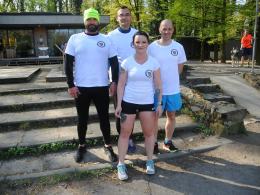 Biegacze również przygotowują się do świąt, podczas Parkrun