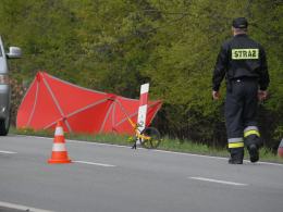Tragiczny wypadek z udziałem rowerzysty