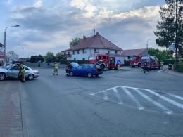 Krapkowice: Wymuszenie pierwszeństwa powodem kolizji pojazdów