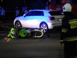 Wypadek na Niemodlińskiej w Opolu. Zginęła pasażerka motocykla