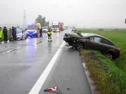 Kolizja nieoznakowanego radiowozu na obwodnicy Opola