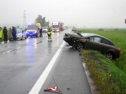 Kolizja nieoznakowanego radiowozu na obwodnicy Opola