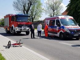 3-latek wjechał rowerkiem prosto pod jadący samochód. Wezwano śmigłowiec LPR