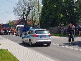 3-latek wjechał rowerkiem prosto pod jadący samochód. Wezwano śmigłowiec LPR
