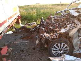 Wypadek na 266km A4. Jedna osoba ranna