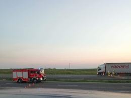 Wypadek na 266km A4. Jedna osoba ranna