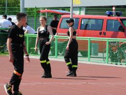 Na stadionie przy ul. Sosnkowskiego rozegrano miejskie zawody sportowo-pożarnicze