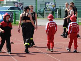 Na stadionie przy ul. Sosnkowskiego rozegrano miejskie zawody sportowo-pożarnicze