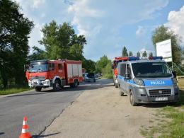 Groźny wypadek w Lewinie Brzeskim, zadysponowano śmigłowiec LPR