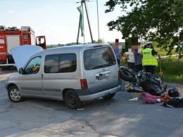 Groźny wypadek w Lewinie Brzeskim, zadysponowano śmigłowiec LPR