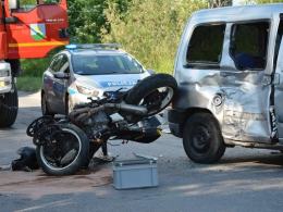 Groźny wypadek w Lewinie Brzeskim, zadysponowano śmigłowiec LPR