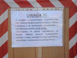 Od poniedziałku rusza remont Szpitalnego Oddziału Ratunkowego, czy będą utrudnienia?