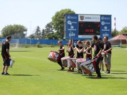 Na stadionie Odry Opole rozegrano mecz Dziennikarze kontra MOSiR
