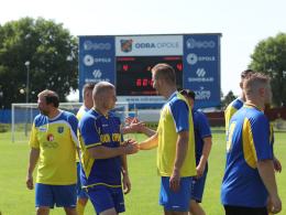 Na stadionie Odry Opole rozegrano mecz Dziennikarze kontra MOSiR
