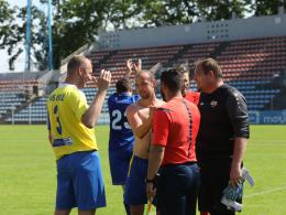 Na stadionie Odry Opole rozegrano mecz Dziennikarze kontra MOSiR