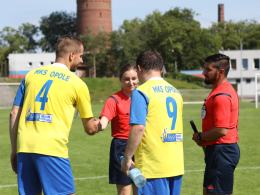 Na stadionie Odry Opole rozegrano mecz Dziennikarze kontra MOSiR