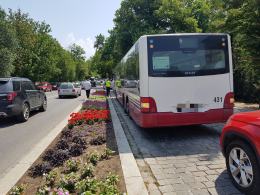 Zderzenie autobusów na Piastowskiej zablokowało ruch na godzinę