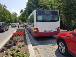 Zderzenie autobusów na Piastowskiej zablokowało ruch na godzinę