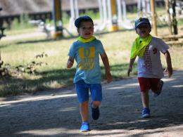 Ponad 300 przedszkolaków przebiegło przez Park Nadodrzański
