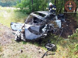 Tragiczny wypadek na trasie Kozłowice - Boroszów. Nie żyje 43-letnia kobieta