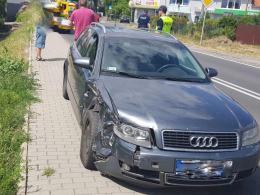 Jedna osoba została ranna w zderzeniu pojazdów na skrzyżowaniu Prószkowskiej z Odrodzenia
