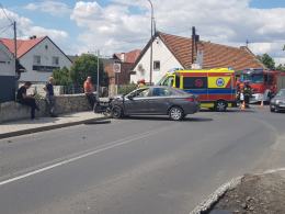 Jedna osoba została ranna w zderzeniu pojazdów na skrzyżowaniu Prószkowskiej z Odrodzenia