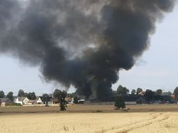 20 krów spłonęło podczas pożaru stodoły w Chróścinie