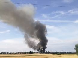 20 krów spłonęło podczas pożaru stodoły w Chróścinie