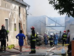 20 krów spłonęło podczas pożaru stodoły w Chróścinie