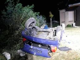 Dachowanie w Ścigowie. Jedna osoba w szpitalu
